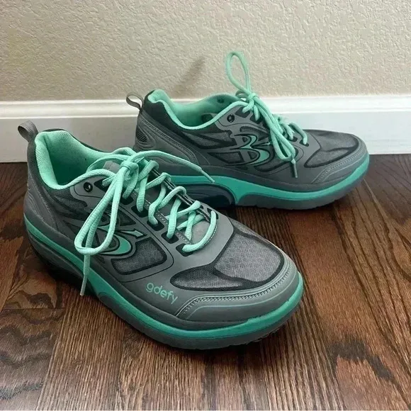 GDefy G-Defy Ion Gravity Defyer Women’s Athletic Shoes Size 9 Gray TB9022FGU-M