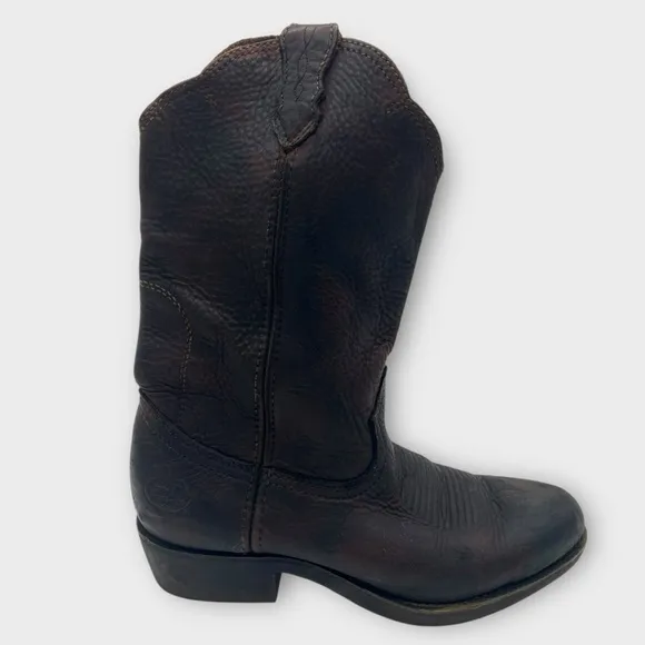 Georgia Boot G4742 Mens Brown Pull On Wedge Wellington Work Boots Size 9 Wide