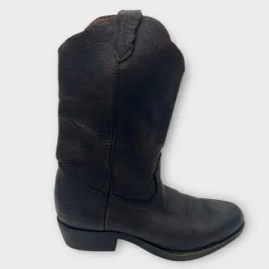 Georgia Boot G4742 Mens Brown Pull On Wedge Wellington Work Boots Size 9 Wide