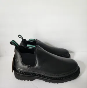 GEORGIA BOOT GIANT Romeo Work Shoe GR270 LEATHER BOOTS SZ 9 M New In Box Black