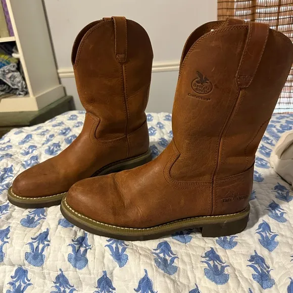 Georgia Boot Leather Work Boots