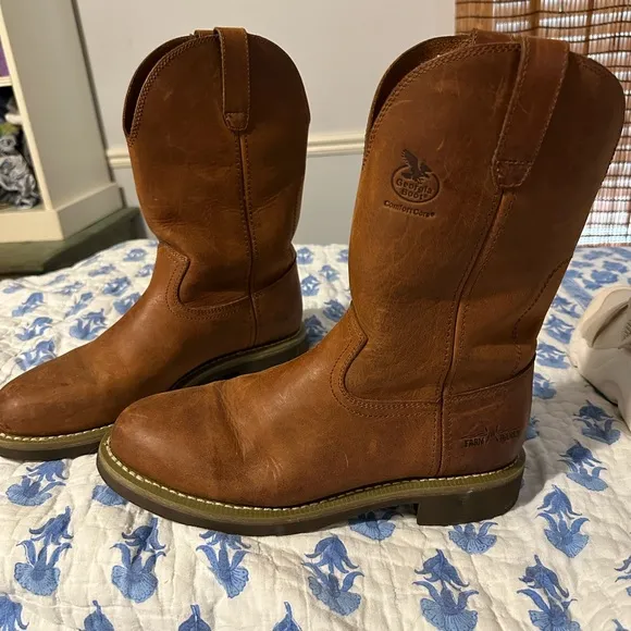 Georgia Boot Leather Work Boots