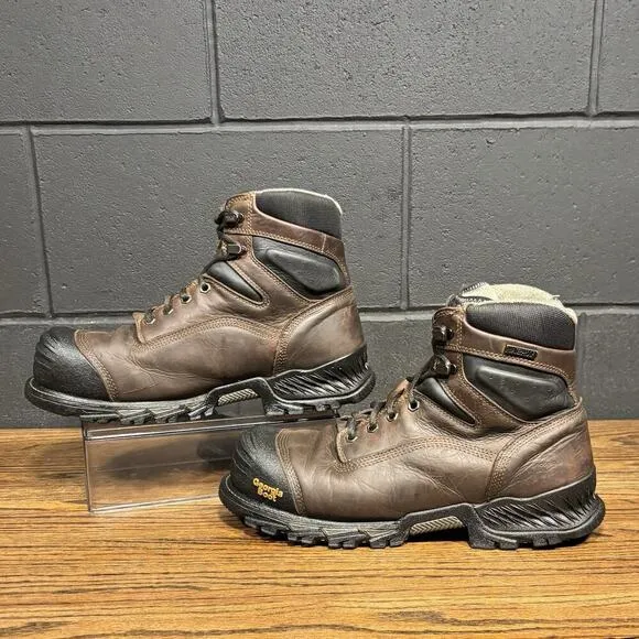 Georgia Boot Rumbler Brown Leather Comp Toe Work Boots Men’s 10