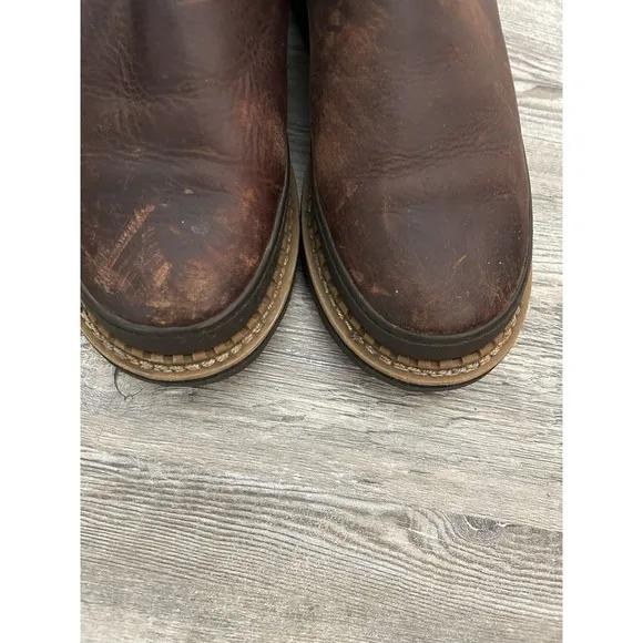 Georgia Giant Romeo Men's Leather Work Casual Steal Toe Boots Slip On Size 10M