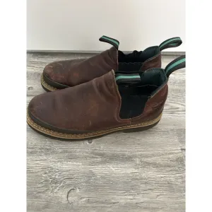 Georgia Giant Romeo Men's Leather Work Casual Steal Toe Boots Slip On Size 10M
