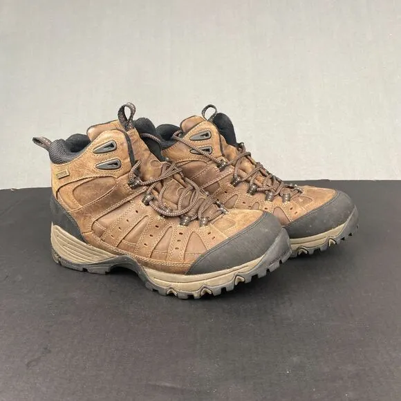 G.H. Bass &amp; Co Trail Tour 3.0 Hiking Boots Men 8 M Brown Black Lace Up Leather