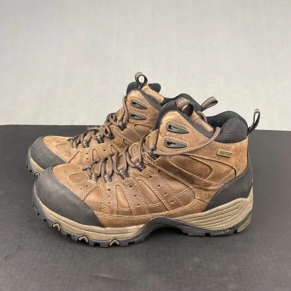 G.H. Bass &amp; Co Trail Tour 3.0 Hiking Boots Men 8 M Brown Black Lace Up Leather