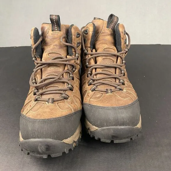 G.H. Bass &amp; Co Trail Tour 3.0 Hiking Boots Men 8 M Brown Black Lace Up Leather