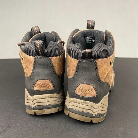 G.H. Bass &amp; Co Trail Tour 3.0 Hiking Boots Men 8 M Brown Black Lace Up Leather