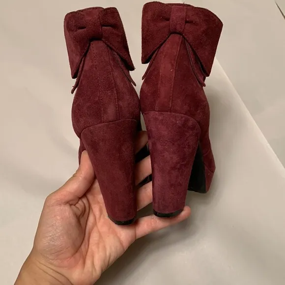 Gianni Bini Purple Ankle Boots Size 8