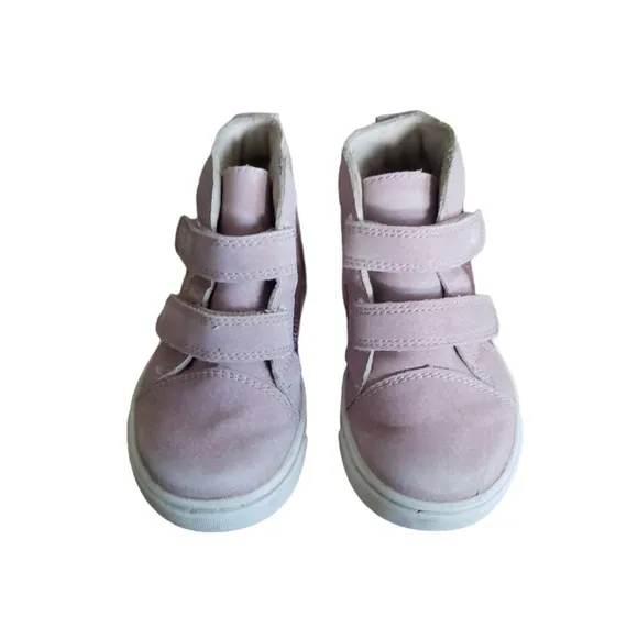 GIRLS UGGS RENNON PINK SEQUIN LIL STARS HIGH TOP SNEAKER GYM SHOE Girls SIZE 6