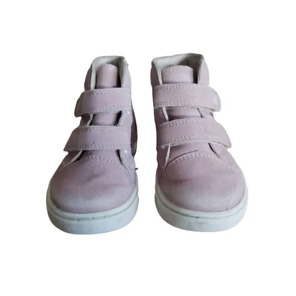 GIRLS UGGS RENNON PINK SEQUIN LIL STARS HIGH TOP SNEAKER GYM SHOE Girls SIZE 6