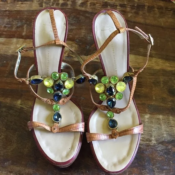 Giuseppe Zanotti Jeweled Sandals