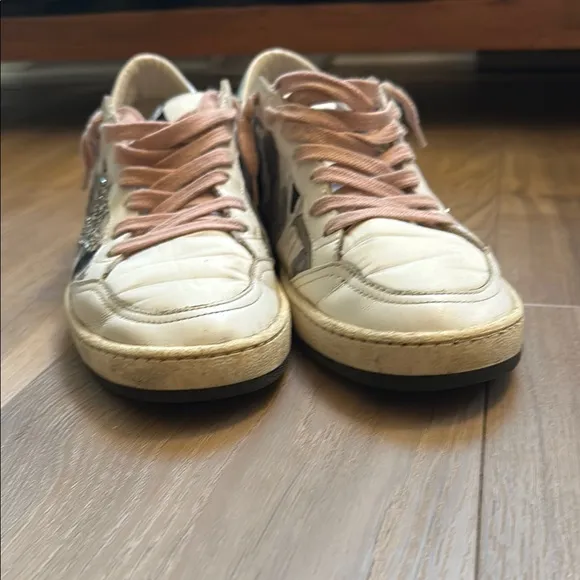 Golden Goose Women's Sneakers with Pink Laces