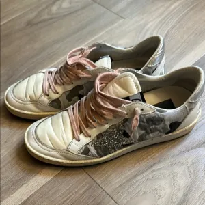 Golden Goose Women's Sneakers with Pink Laces