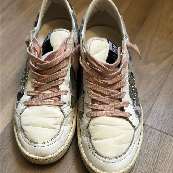 Golden Goose Women's Sneakers with Pink Laces