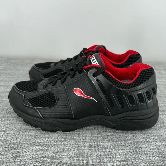 Gravity Defyer‎ Mens's Ballistic Sneakers US 9 Black lace up Athletic
