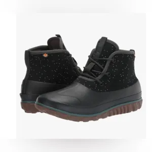 GUC Bogs Classic Casual Lace Waterproof Speckle Boots in Emerald Green 7