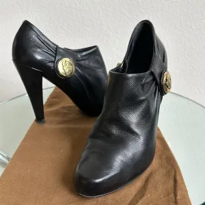 Gucci Leather Low-cut Ankle Boots