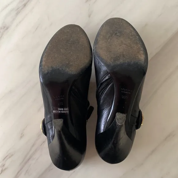 Gucci Leather Low-cut Ankle Boots