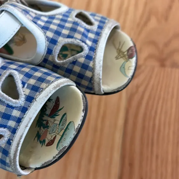 Gucci plaid sandals