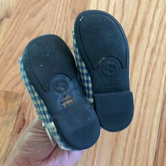 Gucci plaid sandals