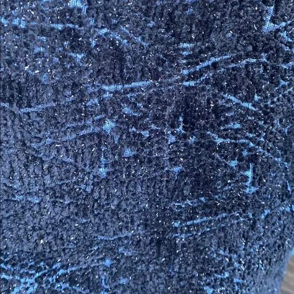 Guess tweed black blue 5 in high heel ankle boots