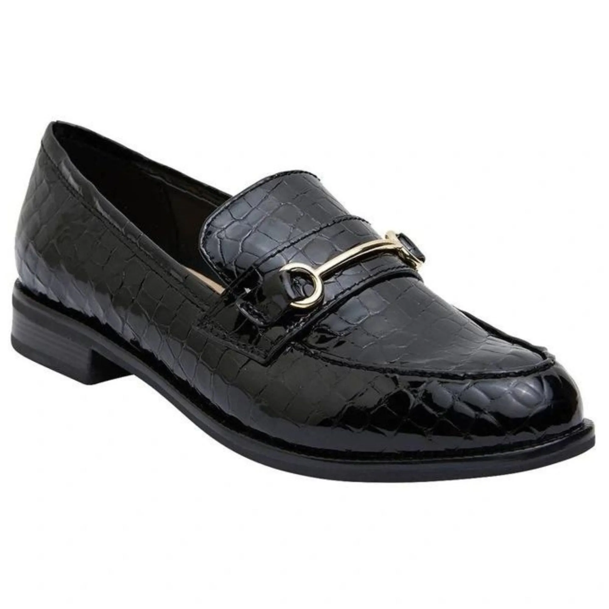 Handmade Custom Calf Leather Black Mens Loafers