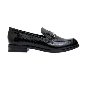 Handmade Custom Calf Leather Black Mens Loafers