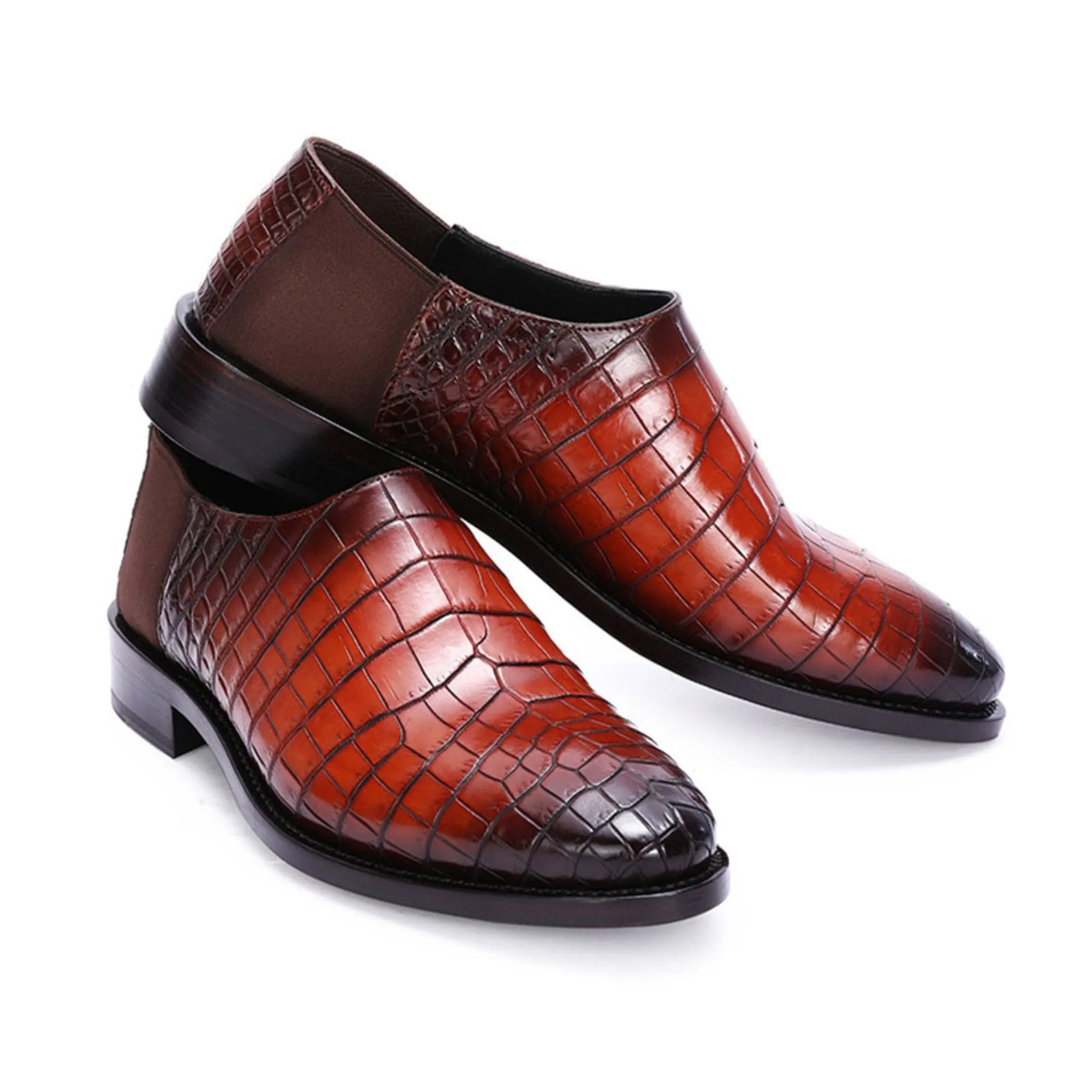 Handmade Custom Calf Leather Mens Loafers
