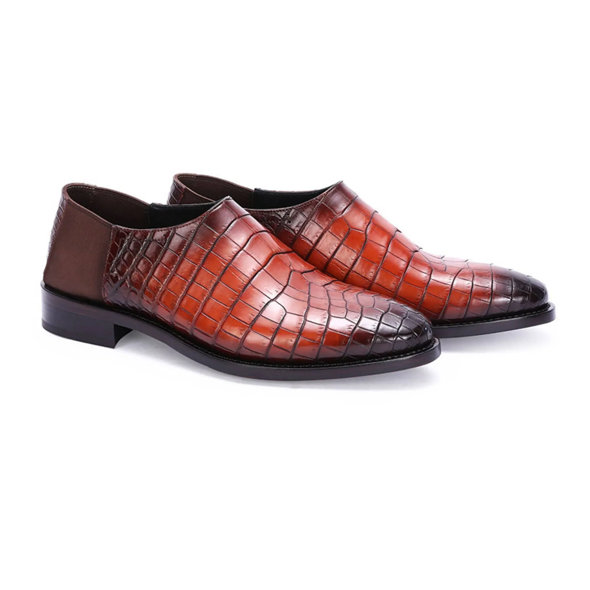 Handmade Custom Calf Leather Mens Loafers