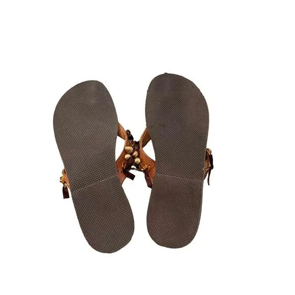 Handmade Womens Greek Leather Sandals sz 10