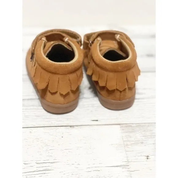 Hanna Andersson Haskell Leather Ankle Moccasin Boots