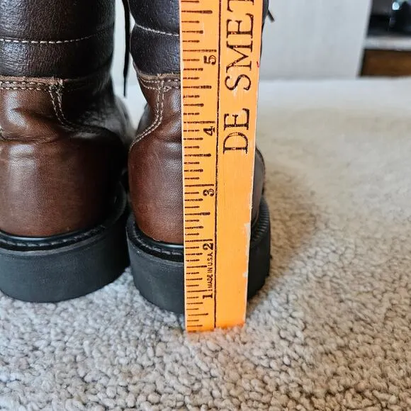 Harley Davidson Boots Mens 6.5M Brown Leather 88414 Motorcycle Biker Safety Work