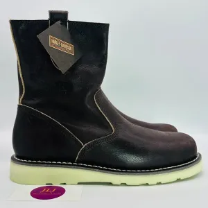 Harley Davidson Men's Aldredge 8-Inch Brown Leather Casual Boots D10008 Size 9