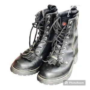 Harley Davidson Tall Ankle Combat Oxford Boots