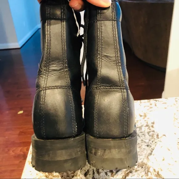 Harley Davidson Tall Ankle Combat Oxford Boots