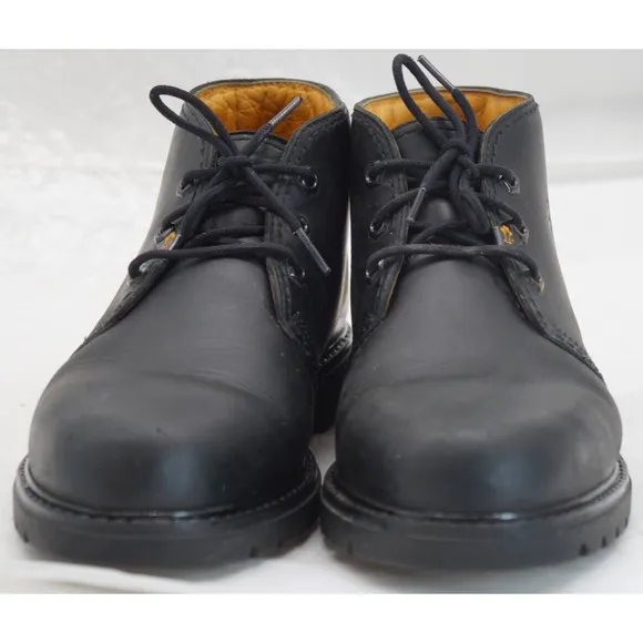 Havana Joe Chukka Black Boots Leather Padded Ankle 0201 Spain Sz US 9/ Eur 42