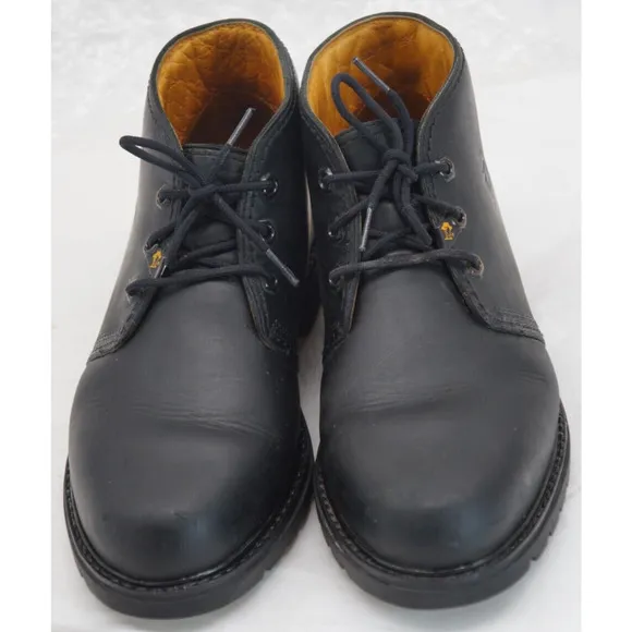 Havana Joe Chukka Black Boots Leather Padded Ankle 0201 Spain Sz US 9/ Eur 42