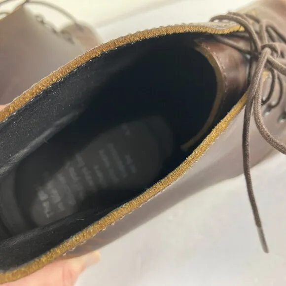 Helm Mens Sz 12 Brown Leather Chukka Ankle Boots Made in Brazil