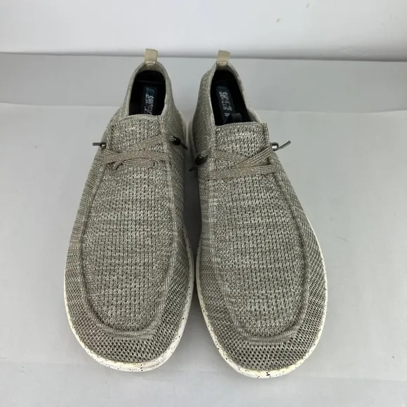 Hey Dude Shoes Wally Knit Beige Slip On Shoes Mens Size: 10