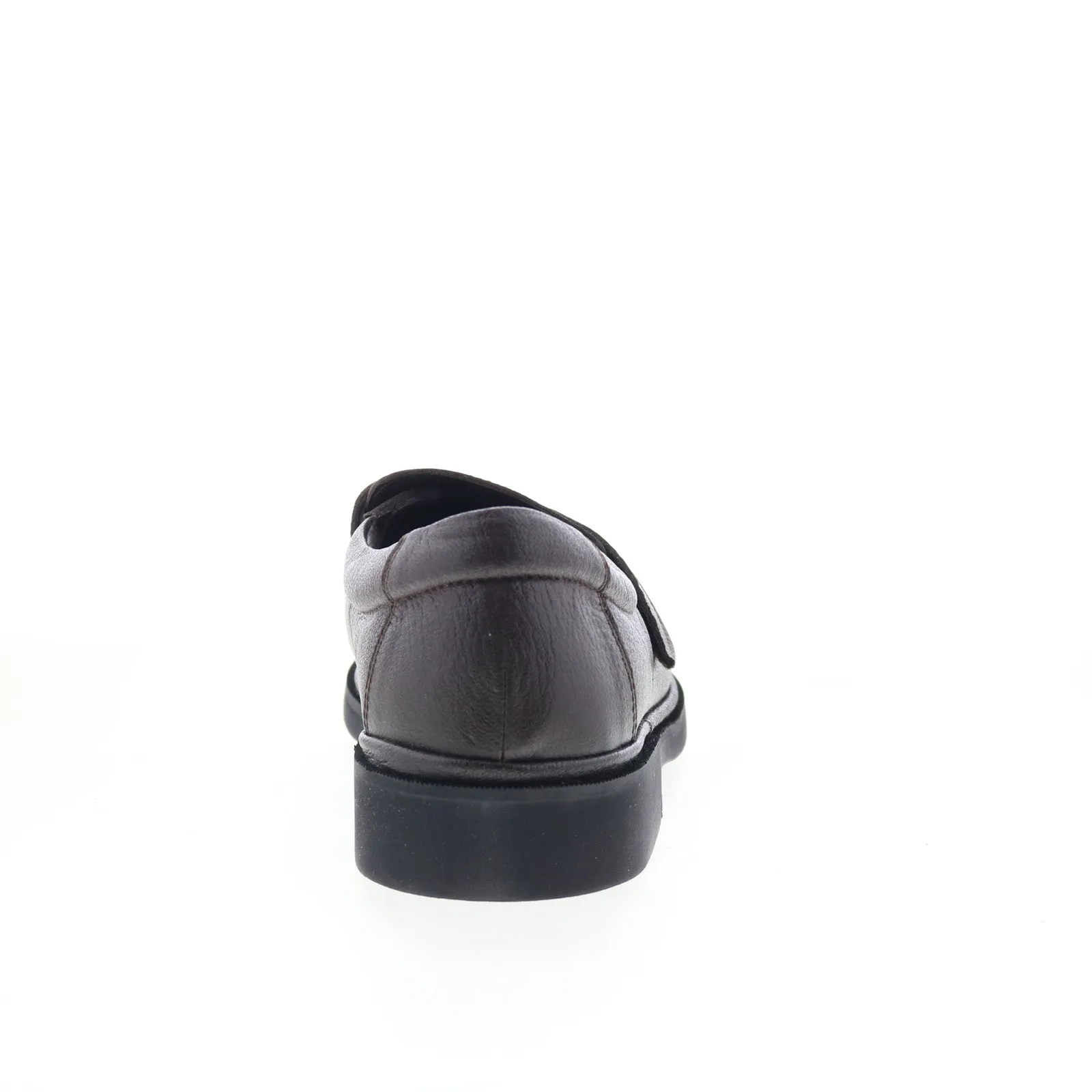 Hitchcock 7192 Mens Brown Extra Extra Wide 6E Leather Loafers Casual Shoes