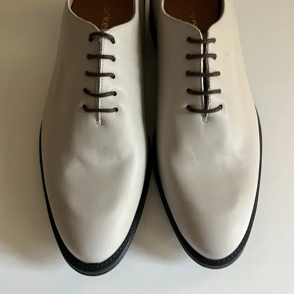 Hockerty Wholecut Oxford Off White Leather Shoes Men’s Size US 9