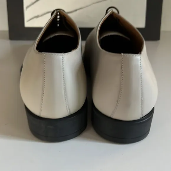 Hockerty Wholecut Oxford Off White Leather Shoes Men’s Size US 9