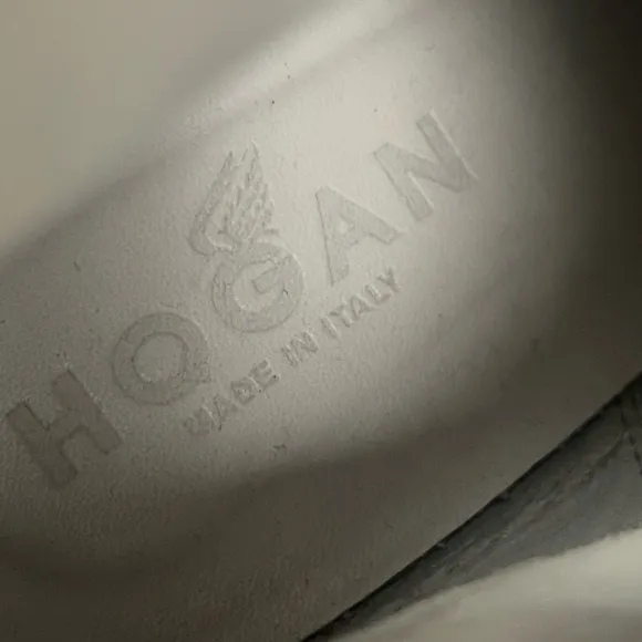 HOGAN ankle boots slate blue 37 made in Italy NWOB