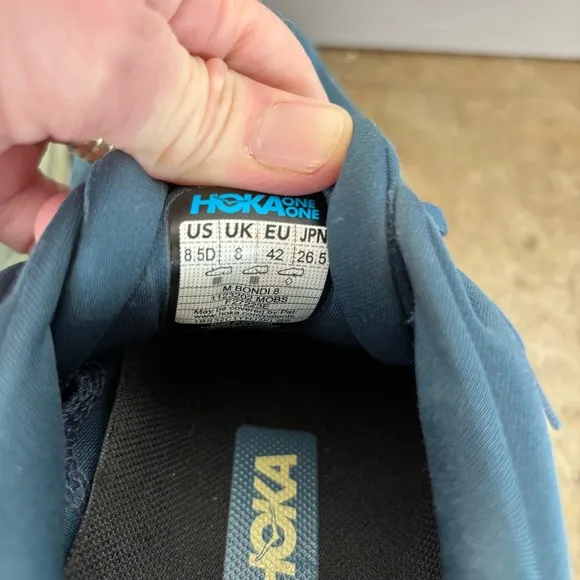 Hoka Bondi 8 Athletic Shoes Size 8.5D