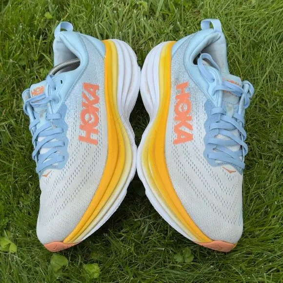 HOKA ONE ONE BONDI 8 WIDE - Women’s Running Shoes - SIZE 9.5D
