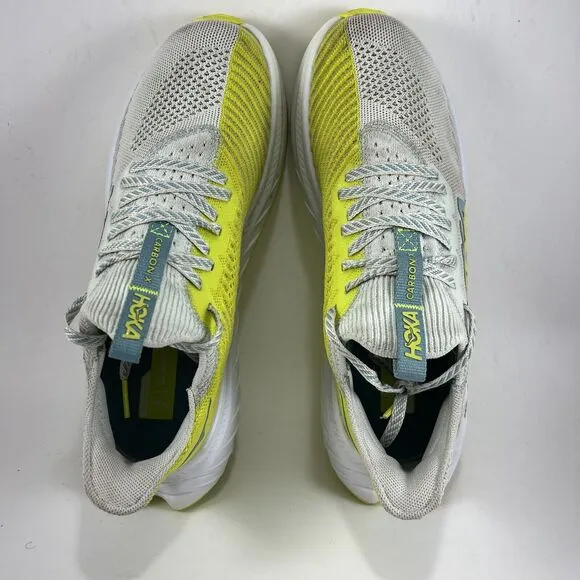 Hoka One One Carbon Fiber X 3 Road Running Shoes Womens Size 7.5 White Athletic