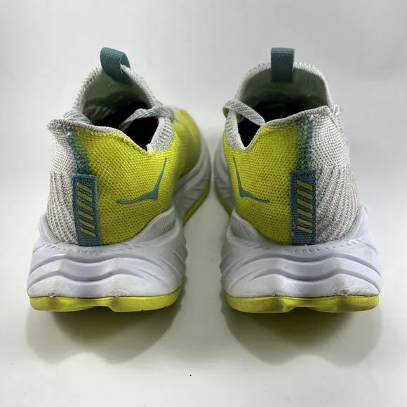 Hoka One One Carbon Fiber X 3 Road Running Shoes Womens Size 7.5 White Athletic