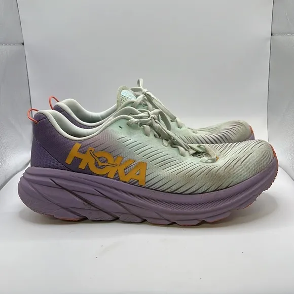 Hoka One One Rincon 3 Athletic Running Shoes Active Purple Womens Size 10 B
